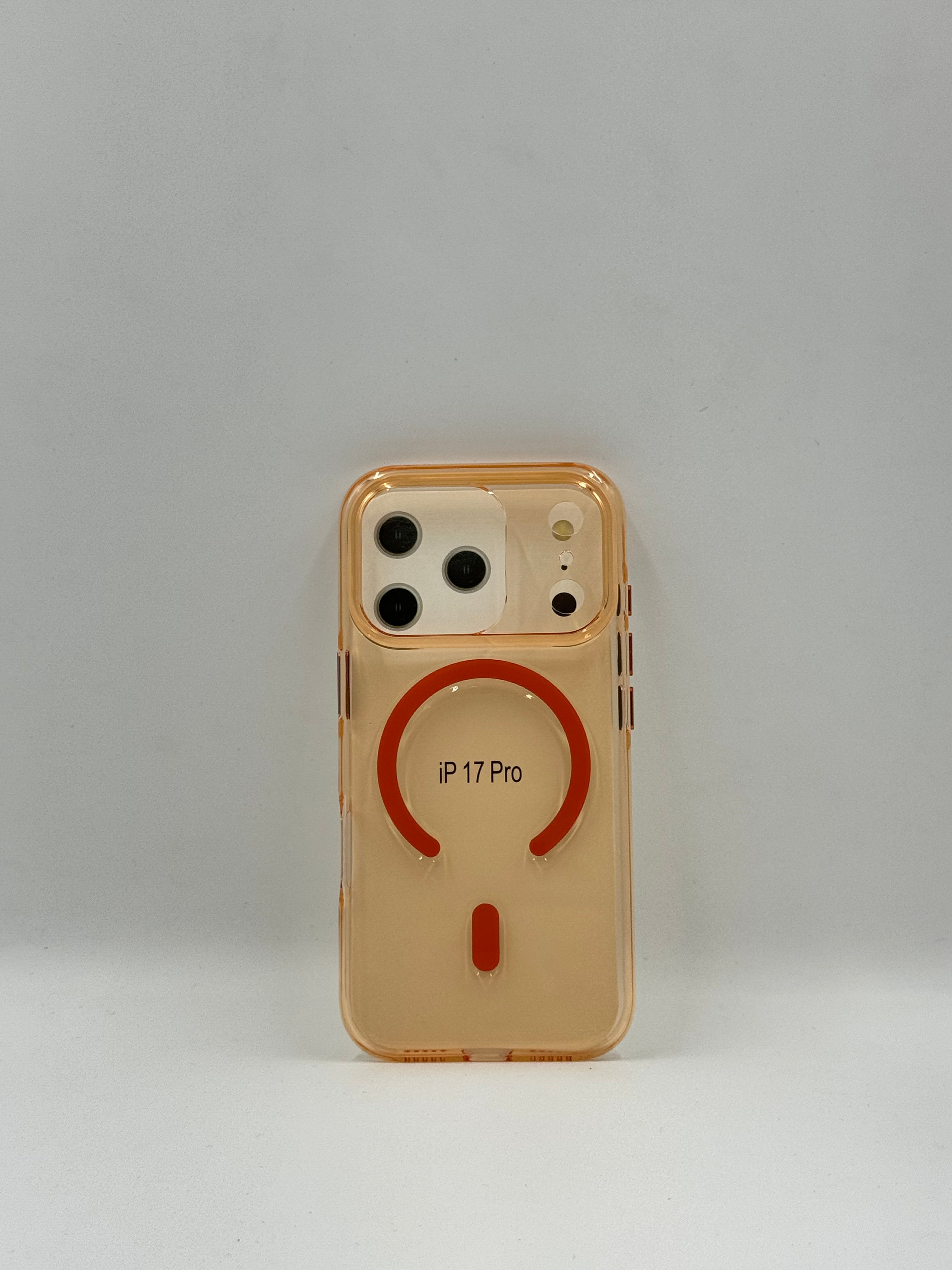 iPhone 17 Pro – Crystal MagSafe Clear Case (Amber Glow)