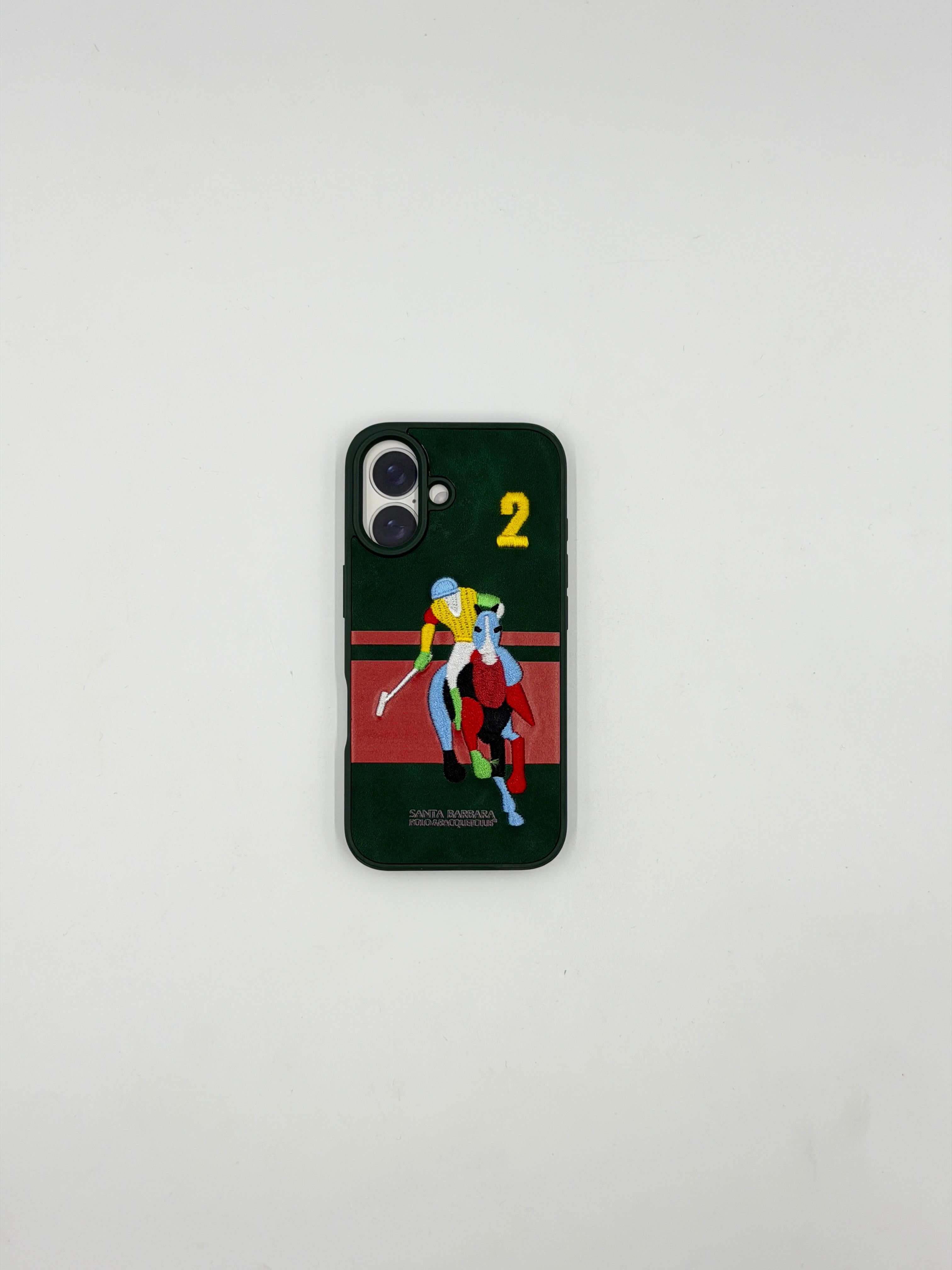 Heritage Polo Rider Embroidered Case (iPhone 16)