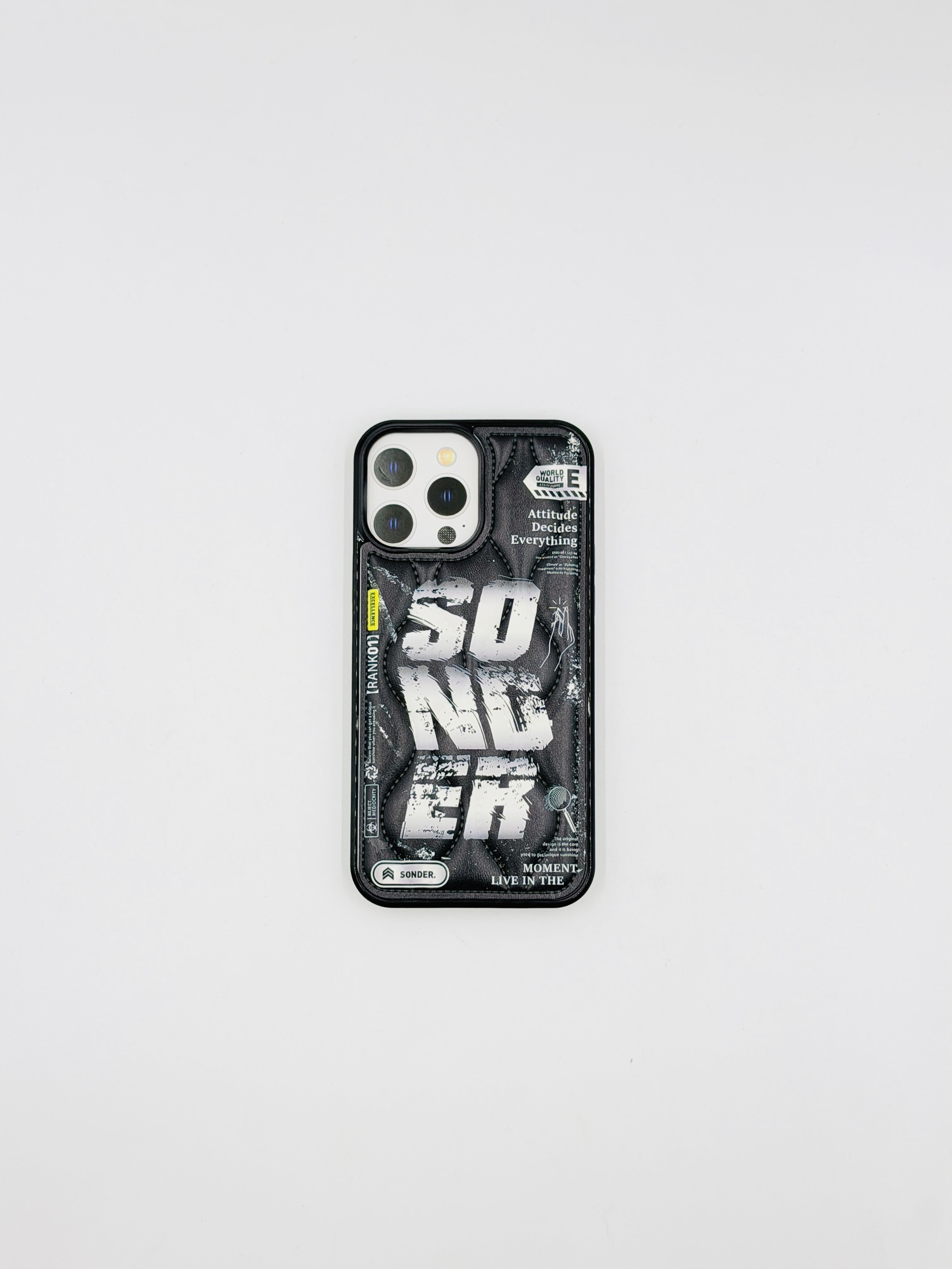 Street Grit Typography Armor Case (iPhone 15 Pro Max)