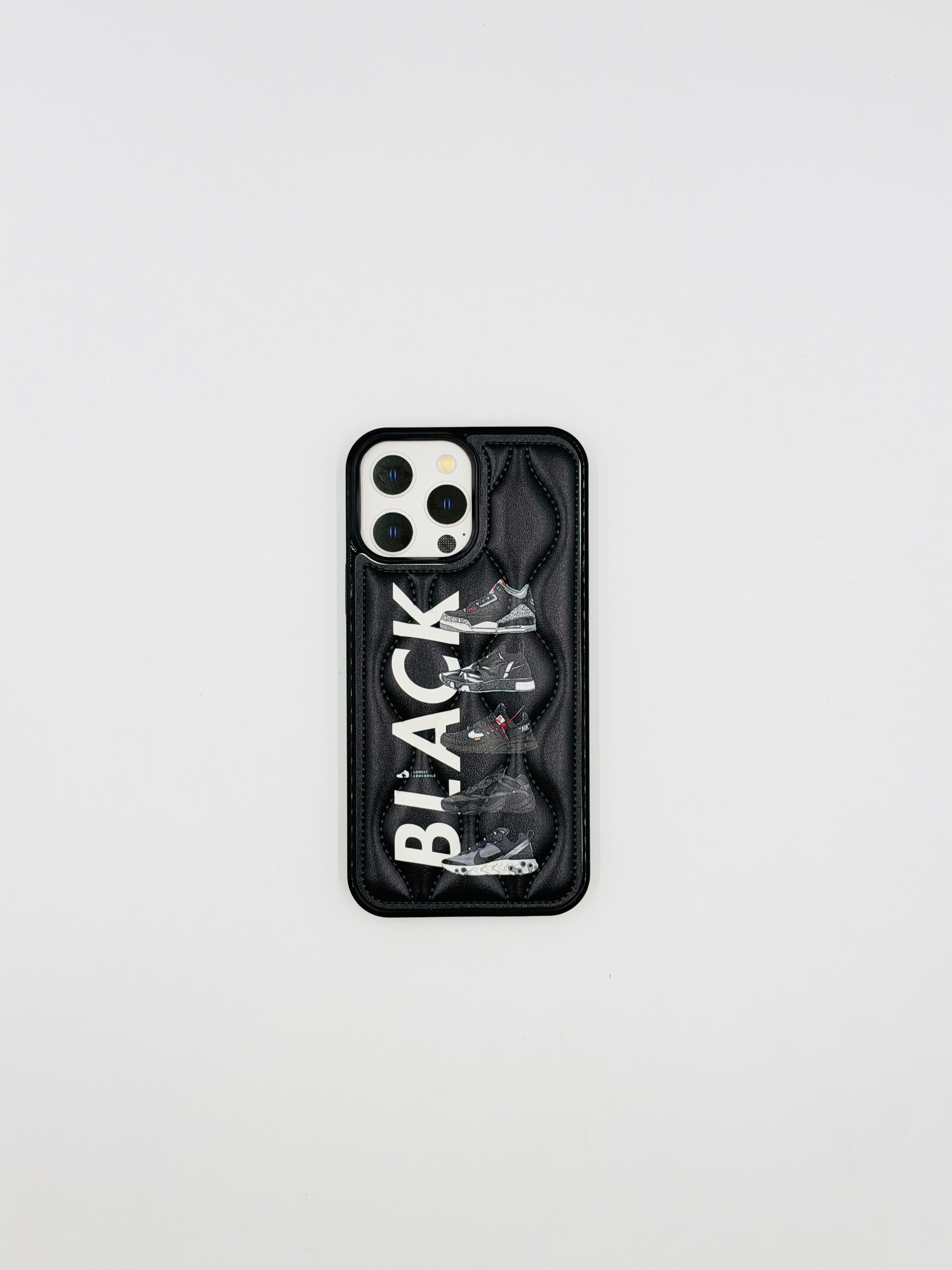 Black Edition Sneaker Stack Case (iPhone 15 Pro Max)