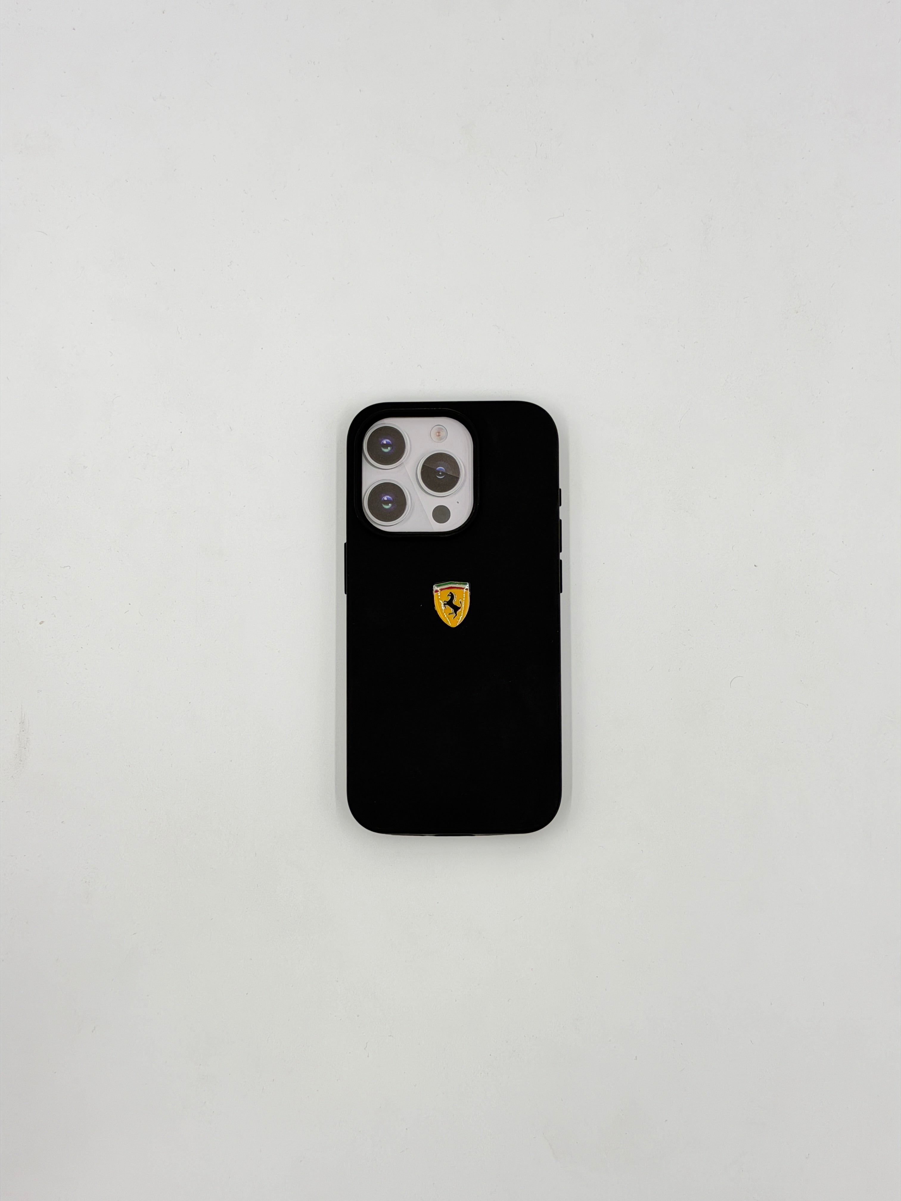 Prancing Horse Luxe Matte Case – Jet Black (iPhone 15 Pro)