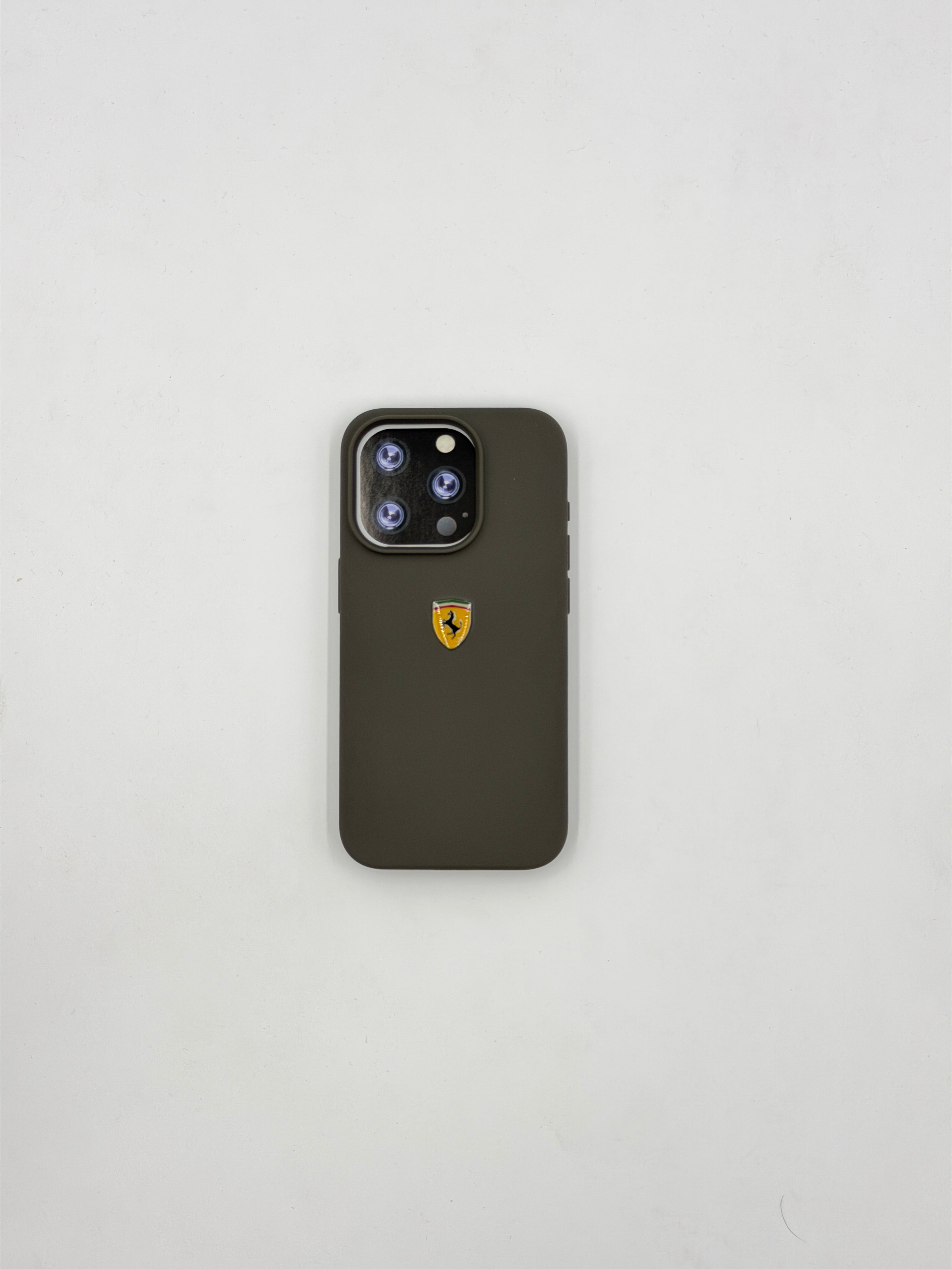 Prancing Horse Luxe Matte Case – Military Olive (iPhone 15 Pro)