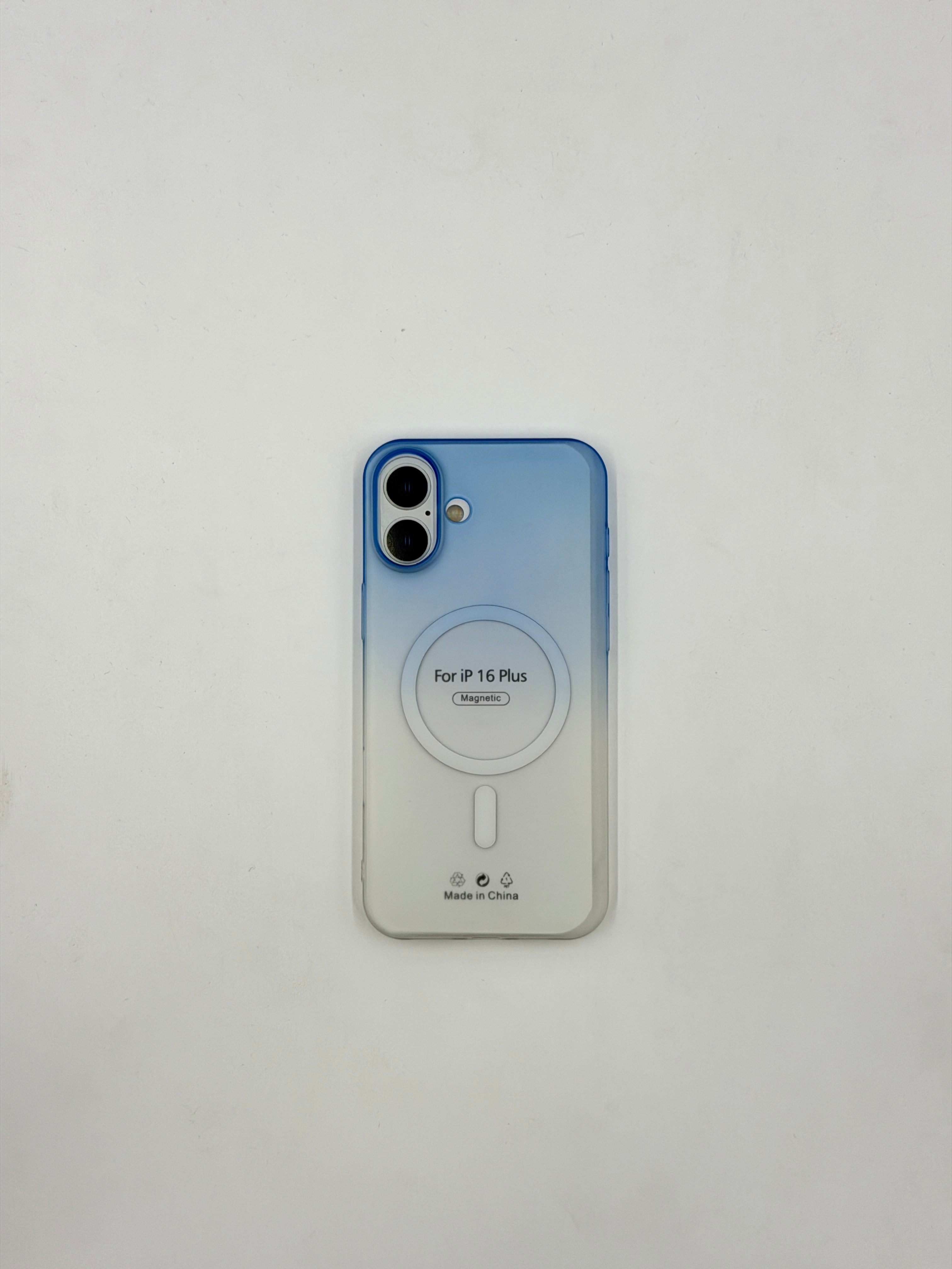 Glacier Blue Frost MagSafe Case (iPhone 16 Plus)