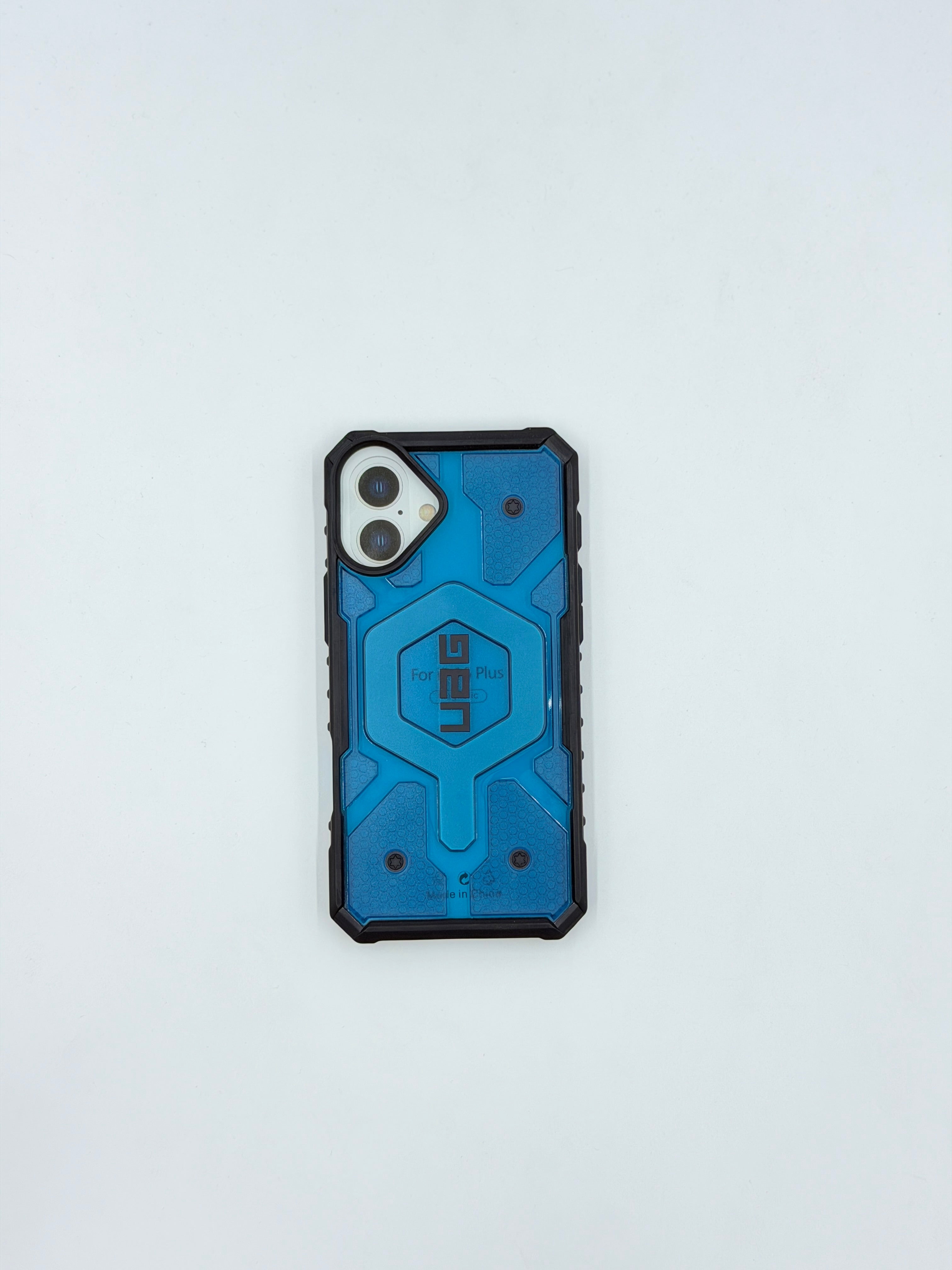 Titan Guard Rugged Armor Case – Blue (iPhone 16 Plus)