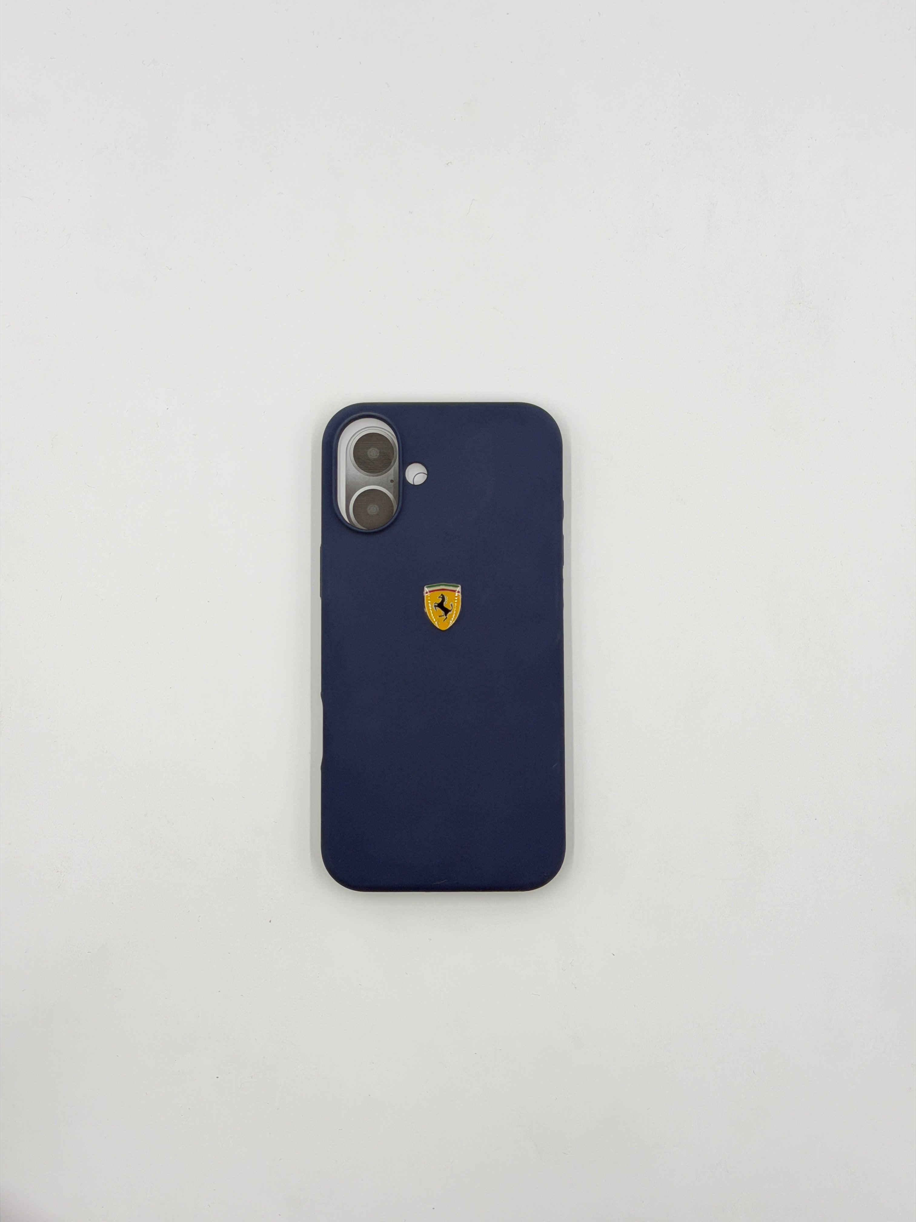 Midnight Blue Racing Shield Case (iPhone 16 Plus)