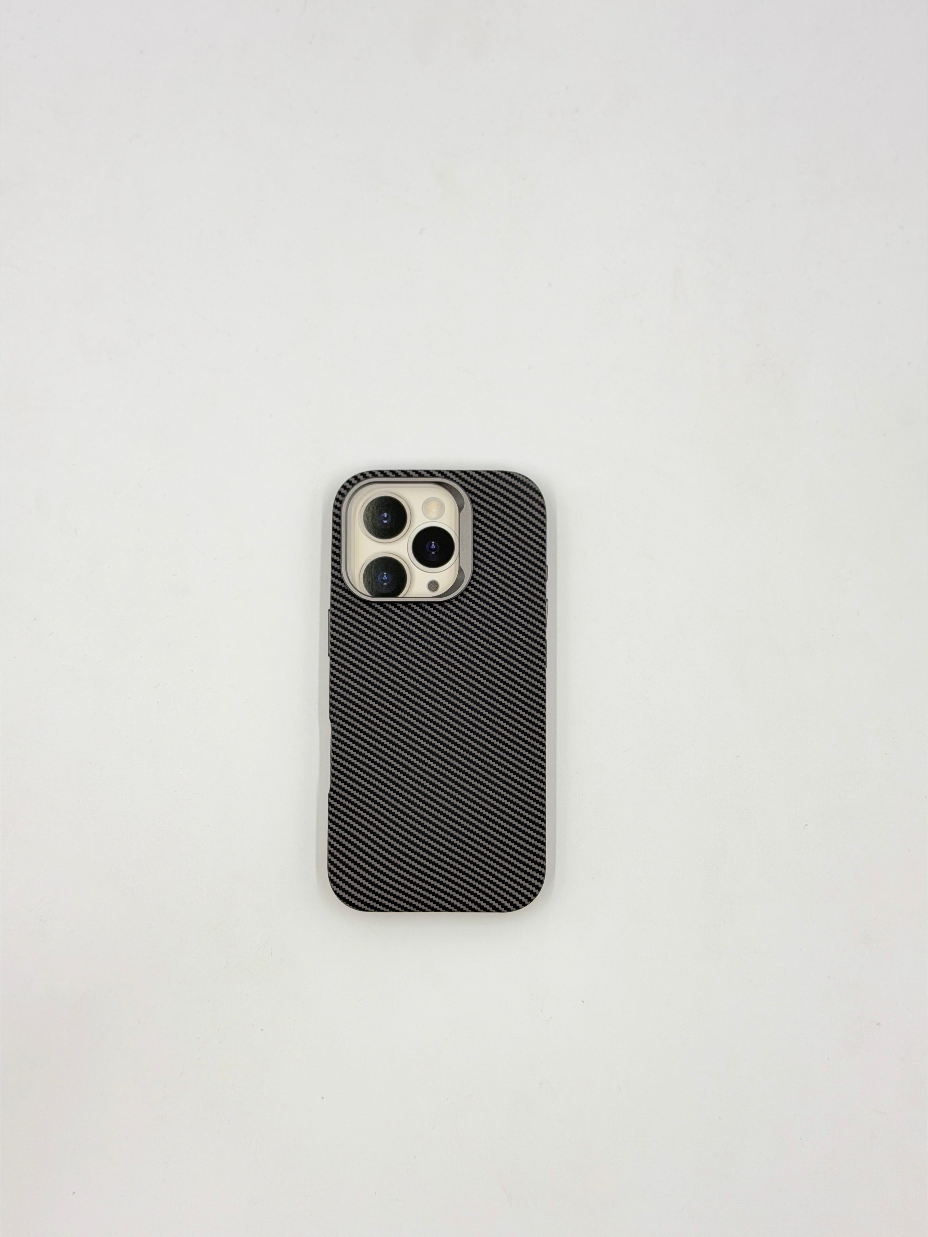 Carbon Fiber Pro Grip Case (iPhone 16 Pro)