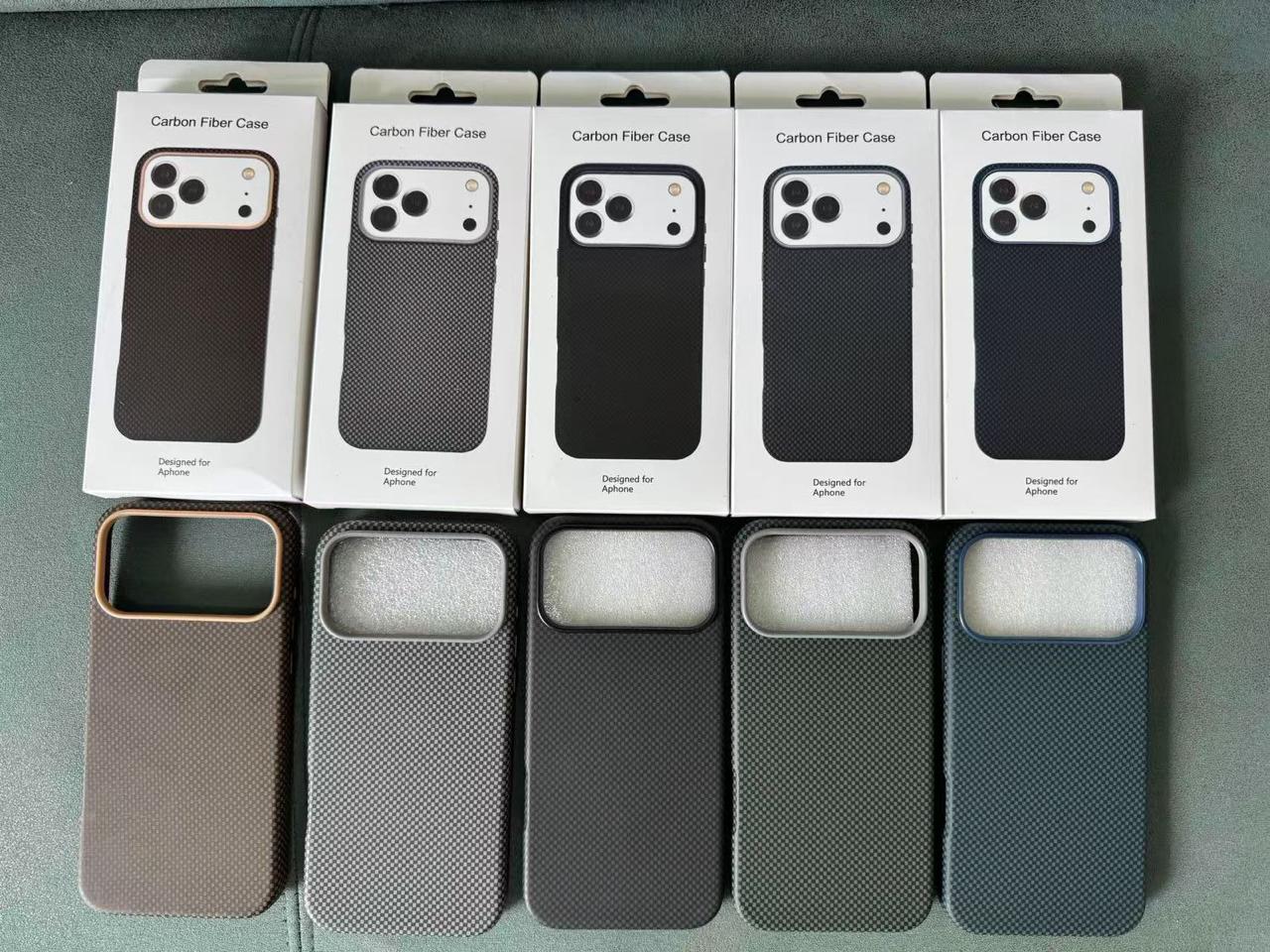 Carbon Fiber MagSafe Case — Premium Magnetic Protection