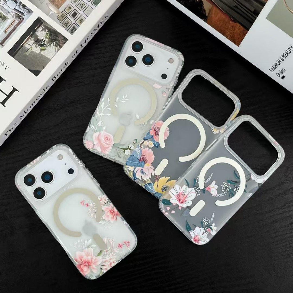 Floral MagSafe iPhone Case – IMD Art Series (for iPhone 17 Pro)