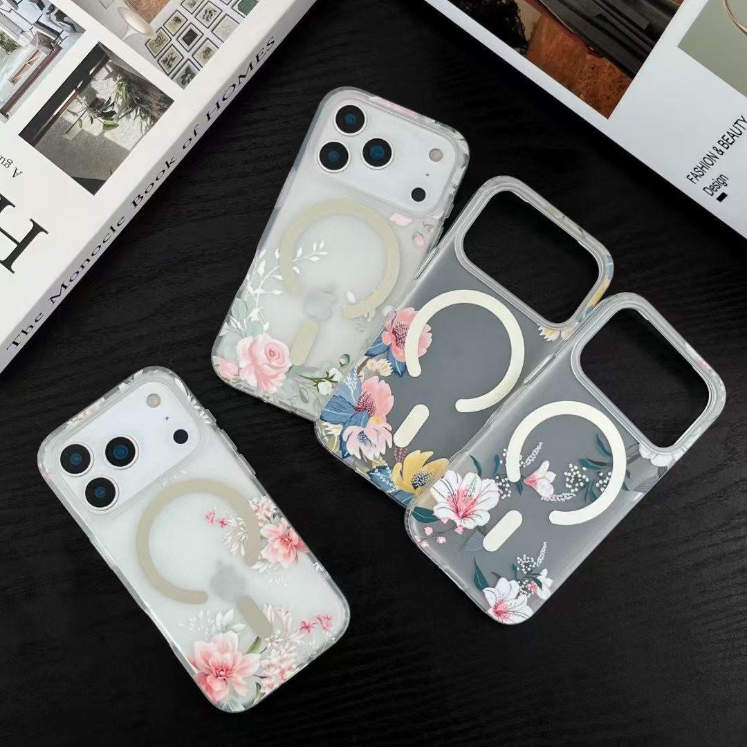 Floral MagSafe iPhone Case – IMD Art Series (for iPhone 17 Pro)