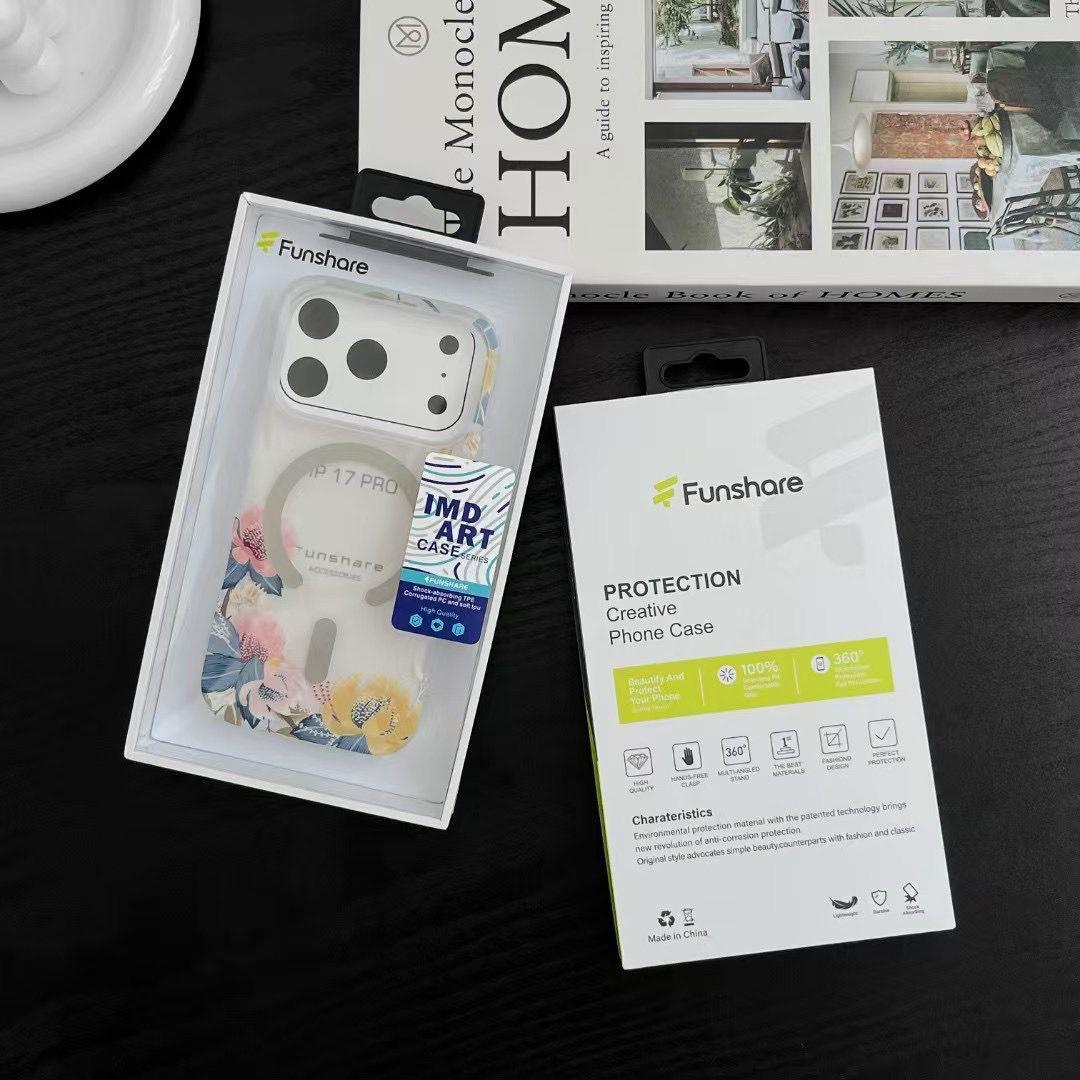 Floral MagSafe iPhone Case – IMD Art Series (for iPhone 17 Pro)