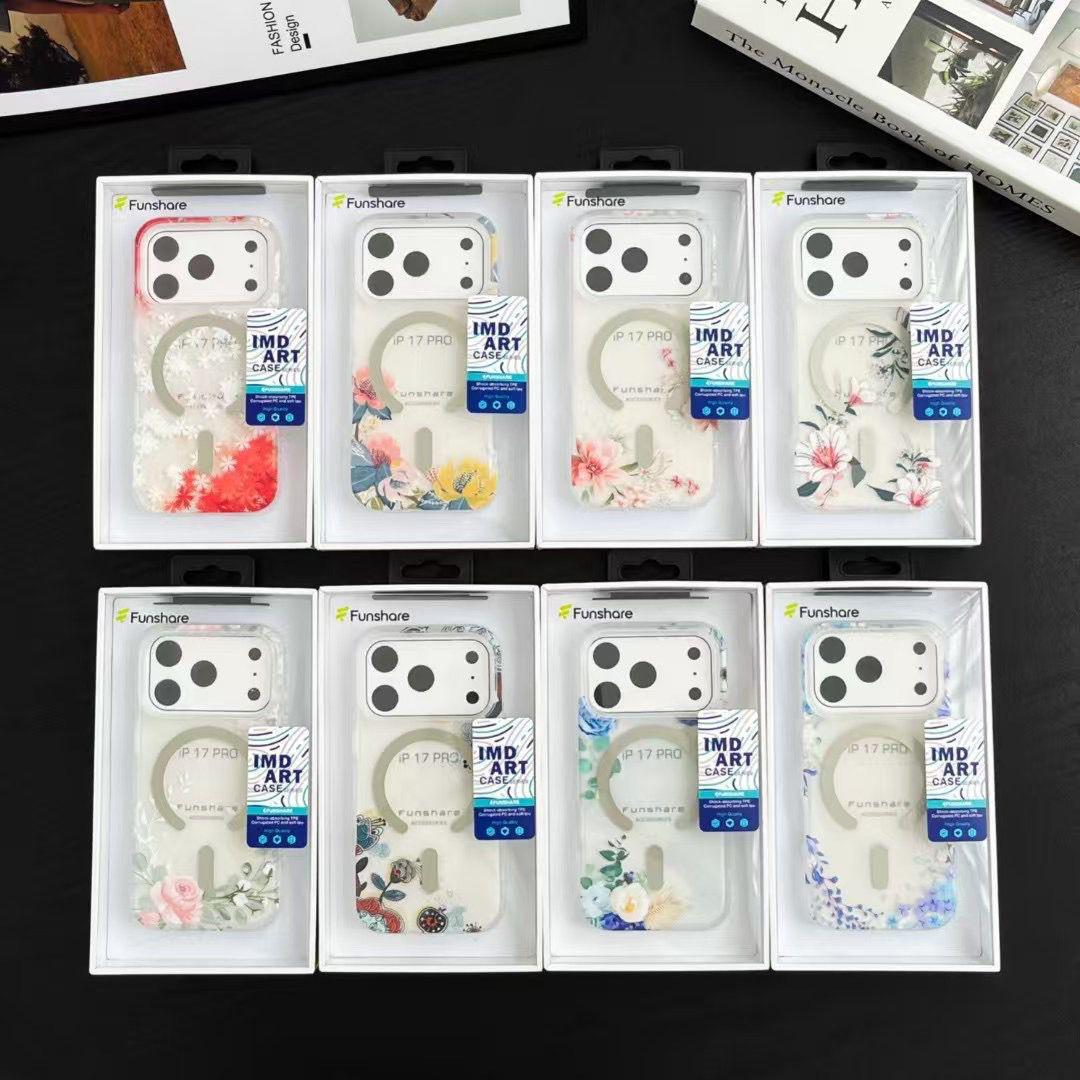 Floral MagSafe iPhone Case – IMD Art Series (for iPhone 17 Pro)