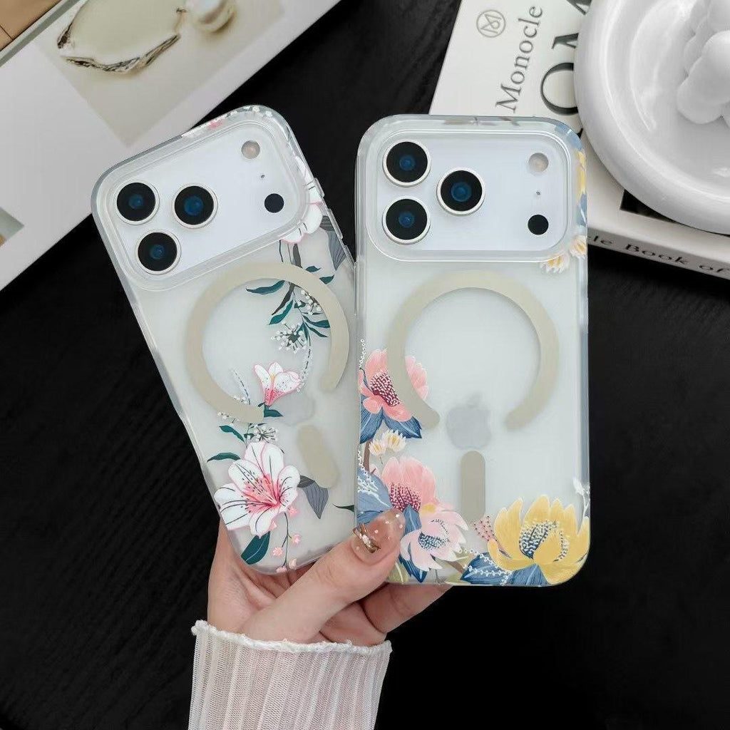 Floral MagSafe iPhone Case – IMD Art Series (for iPhone 17 Pro)